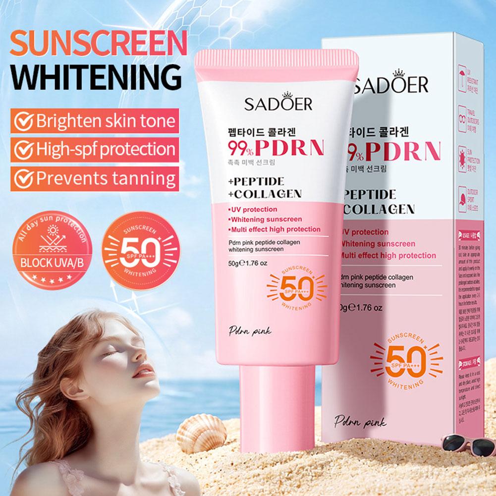 Uv Whitening Kit - SADOER Crema Solare Viso Multi-Effetto con