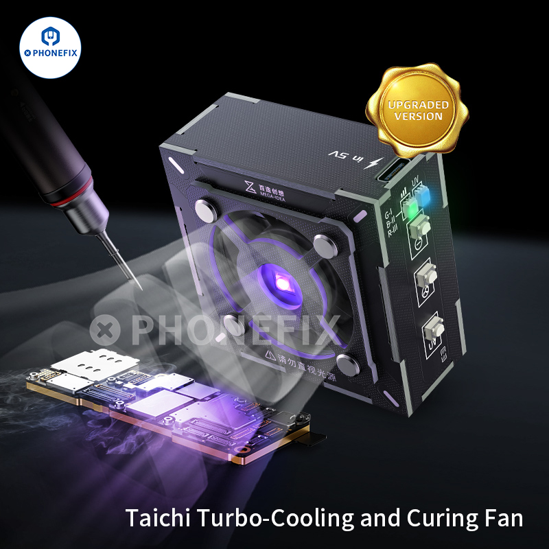 Uv Whitening Kit - Qianli MEGA-IDEA Turbo Raffreddamento UV Polimerizzazione
