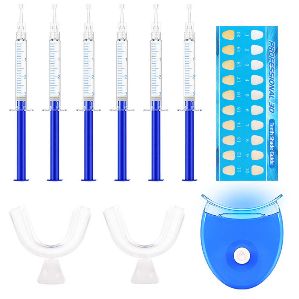 Led Mouth Tray - 3/6/10 Kit Sbiancamento Dei Denti Siringa