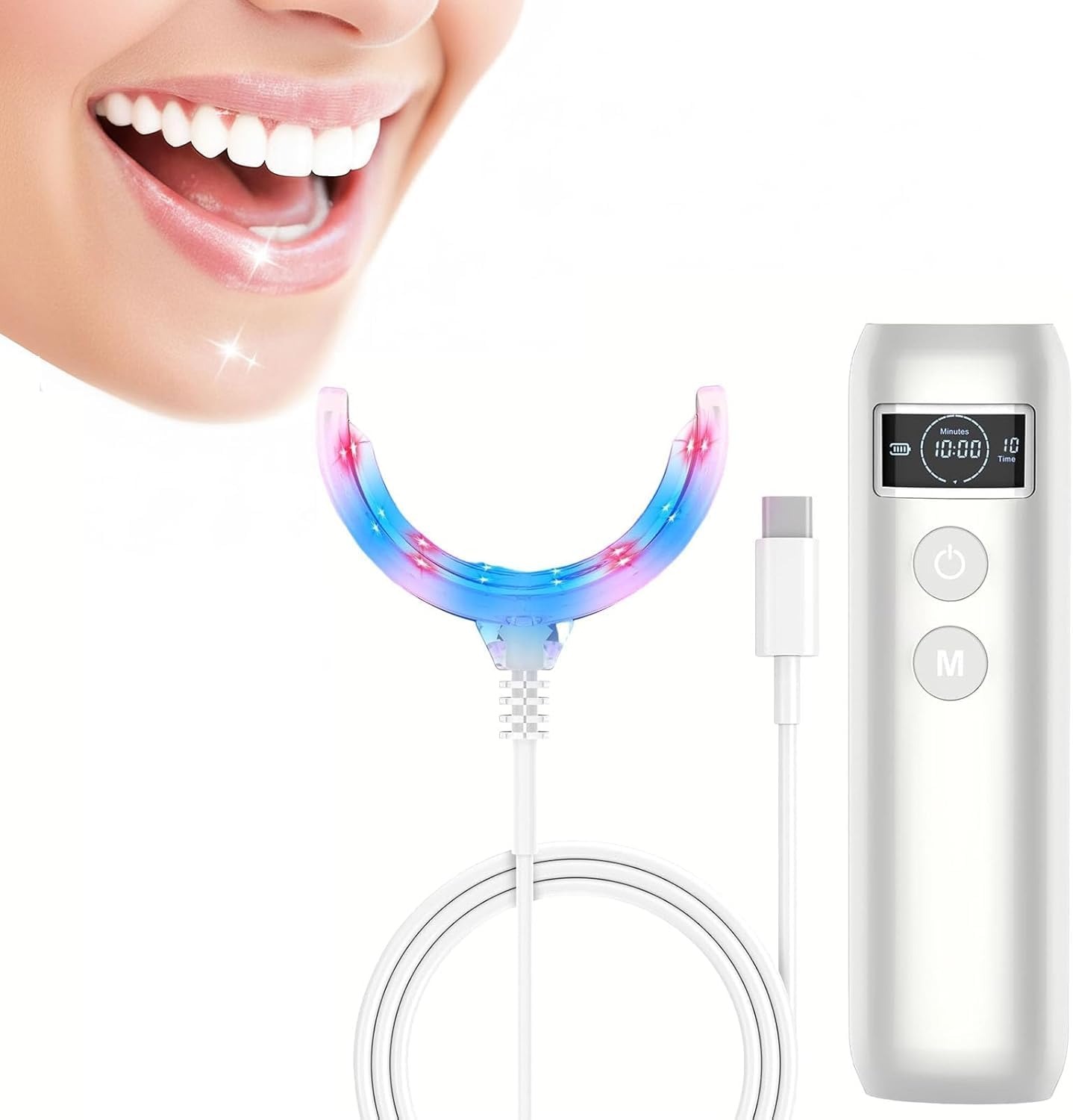 Teeth Whitening Accelerator - Lampada Acceleratrice per Sbiancamento Dentale, Luce