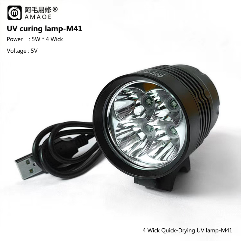 Uv Whitening Kit - 5V 4 Wick USB lampada polimerizzante