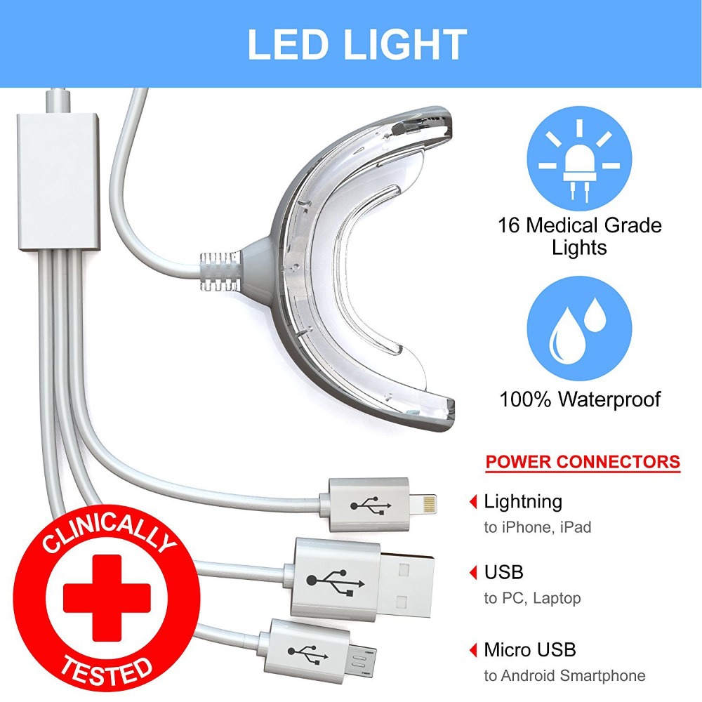 Luci per sbiancamento dei dent - Led Mouth Tray recensione e prezzo