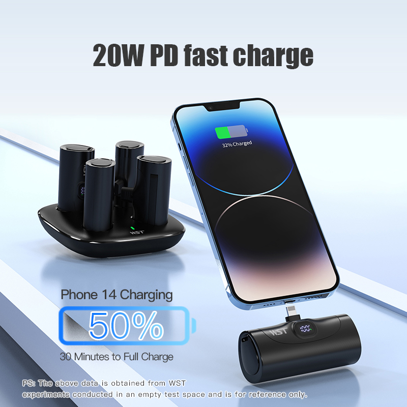 4 pezzi Mini Power Bank portat - Led Mouth Tray recensione e prezzo