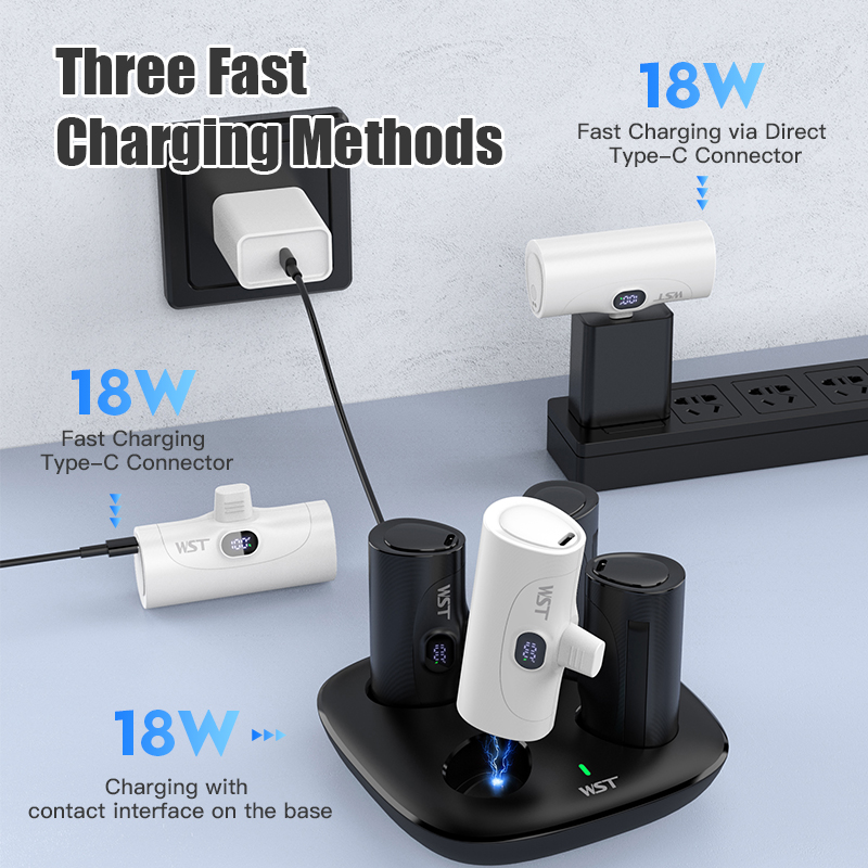 4 pezzi Mini Power Bank portat - Led Mouth Tray recensione e prezzo