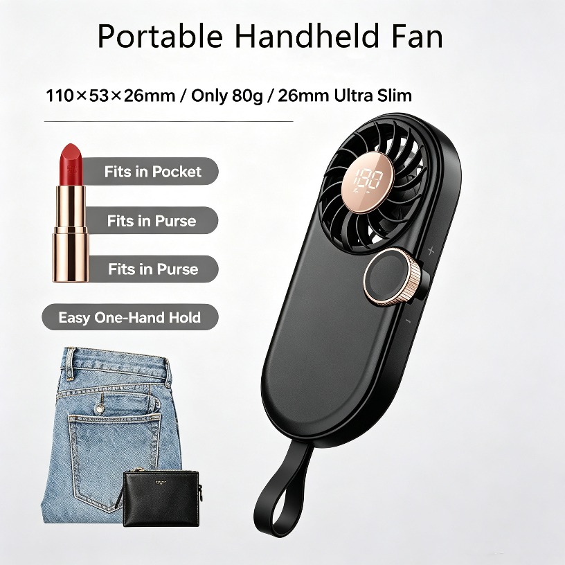 Mini Ventilatore Tascabile 110 - Led Mouth Tray recensione e prezzo