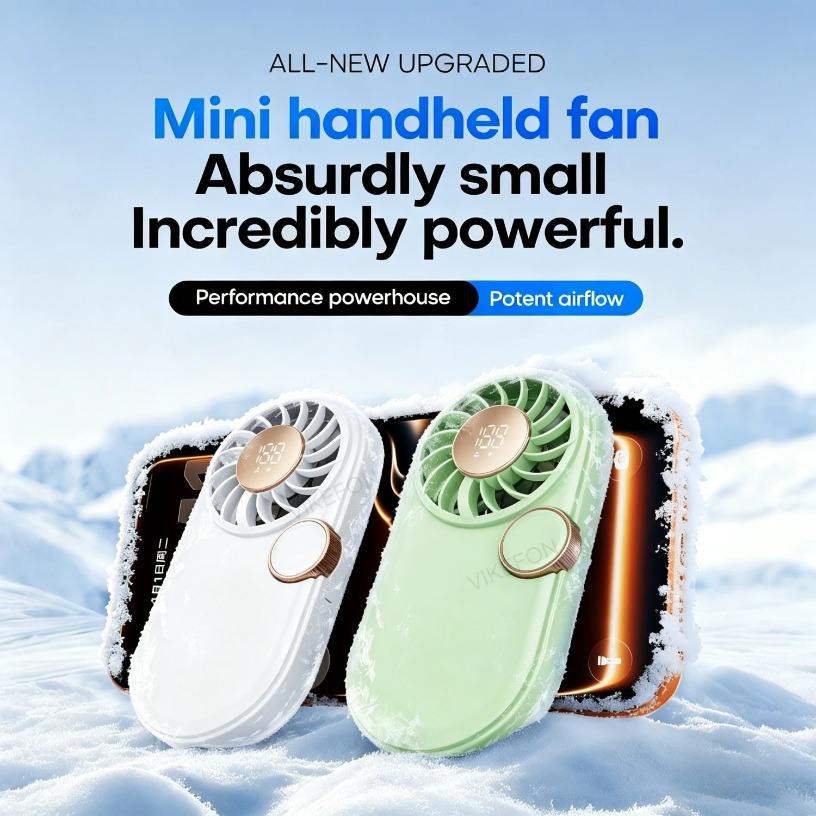 Mini Ventilatore Tascabile 110 - Led Mouth Tray recensione e prezzo